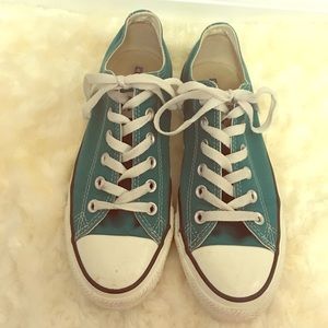 Teal Converse All Star Sneakers